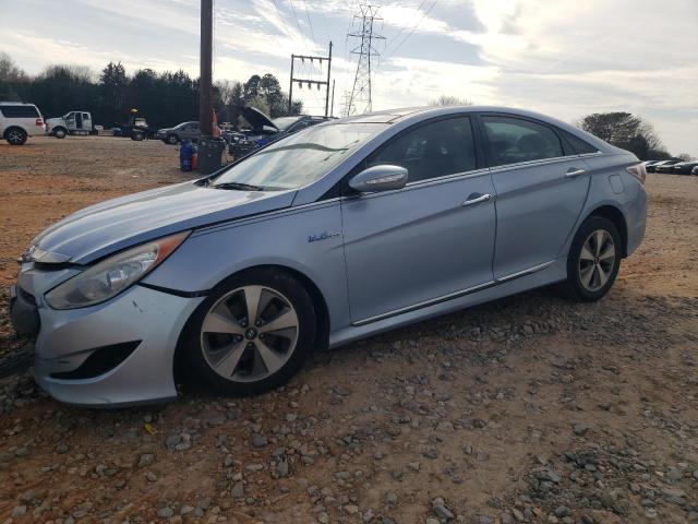 KMHEC4A49BA018186 - 2011 HYUNDAI SONATA HYBRID BLUE photo 1