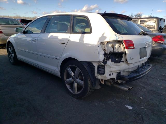 WAUKD78P87A036933 - 2007 AUDI A3 S-LINE 3.2 QUATTRO WHITE photo 2