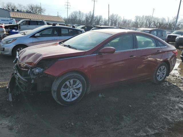 5NPEB4AC0DH575613 - 2013 HYUNDAI SONATA GLS RED photo 1