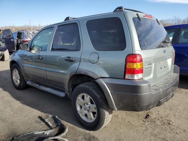 1FMYU03106KA50742 - 2006 FORD ESCAPE XLT GREEN photo 2