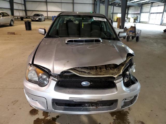 JF1GD29645H501462 - 2005 SUBARU IMPREZA WRX SILVER photo 5