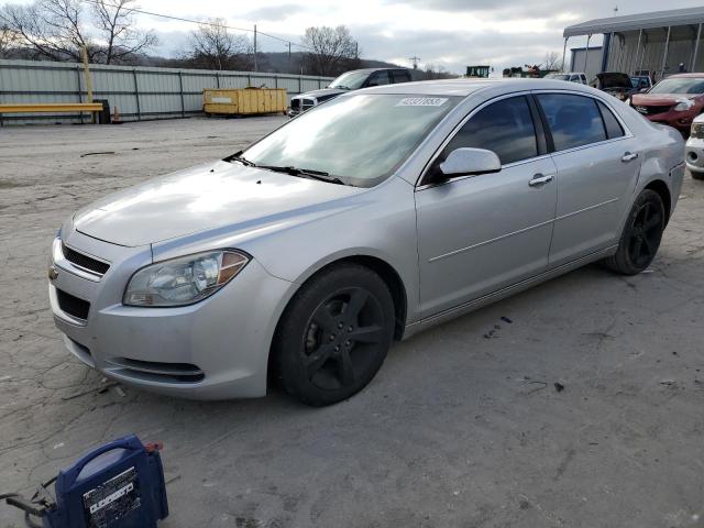 1G1ZC5E04CF215458 - 2012 CHEVROLET MALIBU 1LT SILVER photo 1