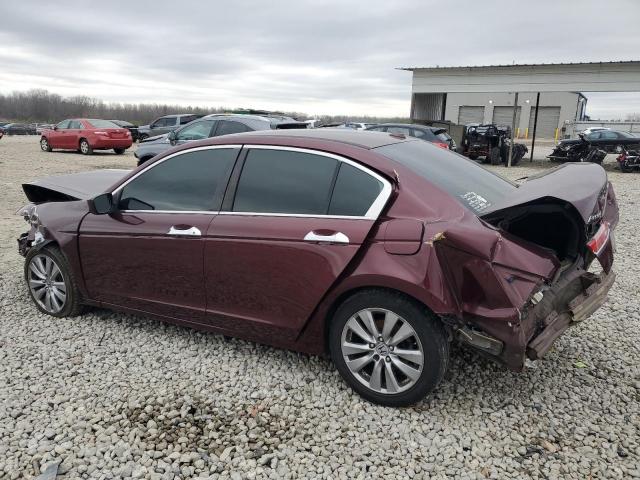 1HGCP3F82CA028440 - 2012 HONDA ACCORD EXL BURGUNDY photo 2