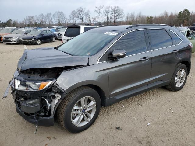 2FMPK4J99HBB03128 - 2017 FORD EDGE SEL GRAY photo 1