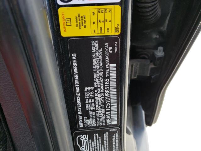 WBAVL1C51DVR85165 - 2013 BMW X1 XDRIVE28I BLACK photo 13