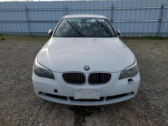 WBANE73567CM44447 - 2007 BMW 530 I WHITE photo 5