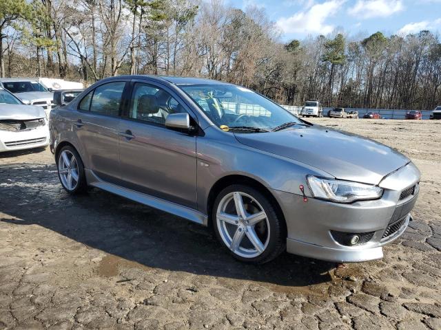 JA32V2FW0DU018674 - 2013 MITSUBISHI LANCER SE GRAY photo 4