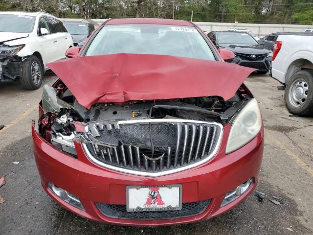 1G4PP5SK9C4182313 - 2012 BUICK VERANO RED photo 5