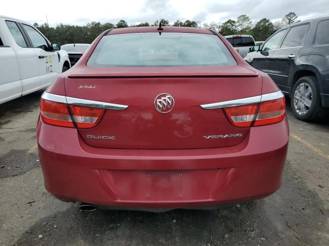 1G4PP5SK9C4182313 - 2012 BUICK VERANO RED photo 6