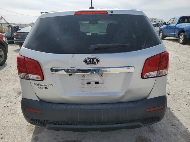 5XYKT4A10DG398504 - 2013 KIA SORENTO LX SILVER photo 6