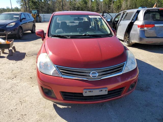 3N1BC1AP5BL456571 - 2011 NISSAN VERSA S RED photo 5