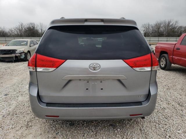 5TDKK3DC6CS220933 - 2012 TOYOTA SIENNA LE SILVER photo 6