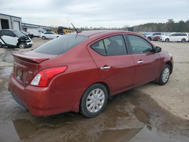 3N1CN7AP4GL867078 - 2016 NISSAN VERSA S RED photo 3