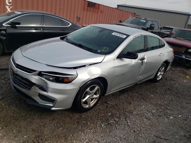 1G1ZB5ST5JF156015 - 2018 CHEVROLET MALIBU LS SILVER photo 1