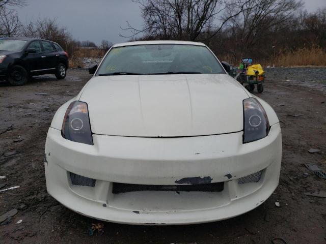 JN1AZ34E23T015624 - 2003 NISSAN 350Z COUPE WHITE photo 5