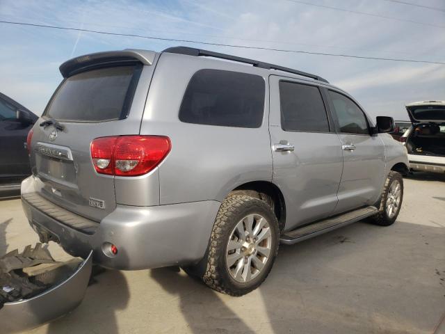 5TDKY5G15AS028498 - 2010 TOYOTA SEQUOIA LIMITED SILVER photo 3