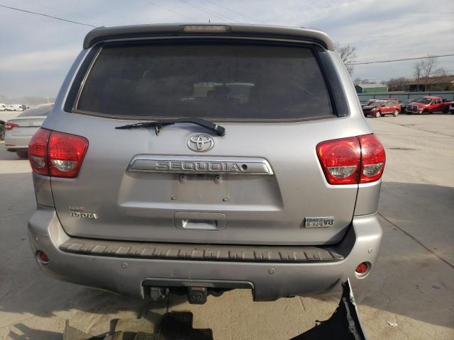 5TDKY5G15AS028498 - 2010 TOYOTA SEQUOIA LIMITED SILVER photo 6