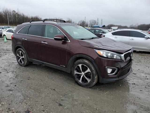 5XYPHDA53JG385591 - 2018 KIA SORENTO EX MAROON photo 4