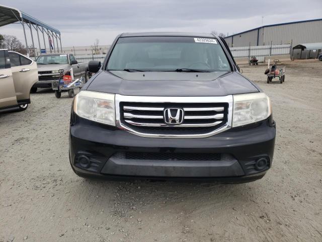 5FNYF4H29CB056670 - 2012 HONDA PILOT LX BLACK photo 5