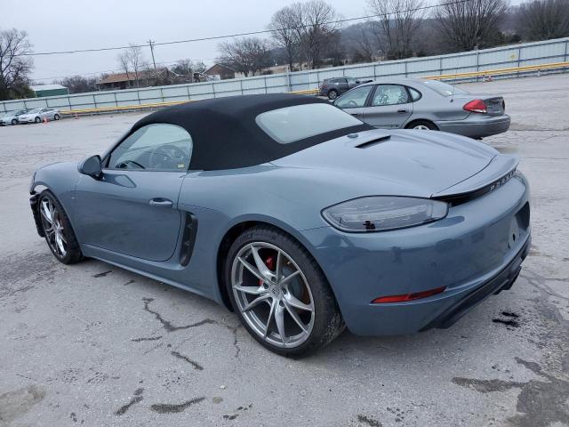 WP0CB2A88JS229118 - 2018 PORSCHE BOXSTER S BLUE photo 2