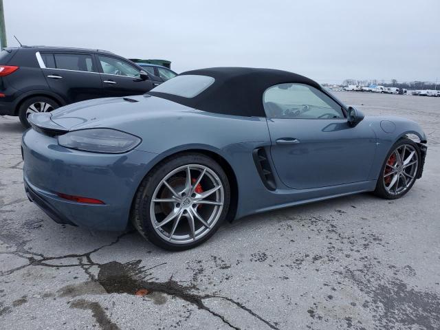 WP0CB2A88JS229118 - 2018 PORSCHE BOXSTER S BLUE photo 3