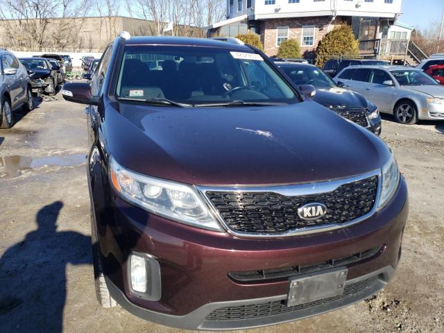 5XYKTDA64FG650740 - 2015 KIA SORENTO LX BURGUNDY photo 5