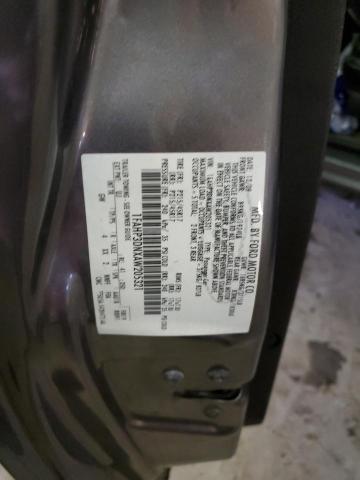 1FAHP3DNXAW205321 - 2010 FORD FOCUS SES GRAY photo 12