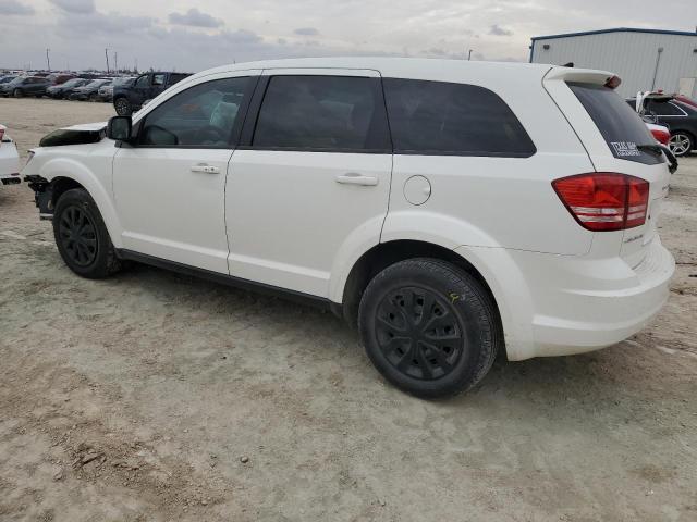 3C4PDCAB9ET214144 - 2014 DODGE JOURNEY SE WHITE photo 2