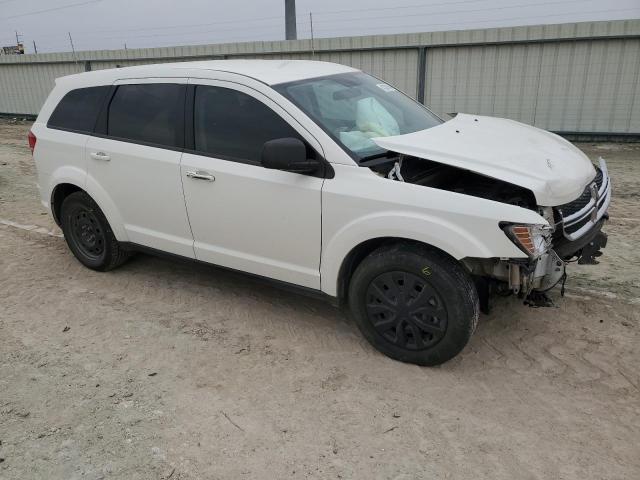 3C4PDCAB9ET214144 - 2014 DODGE JOURNEY SE WHITE photo 4