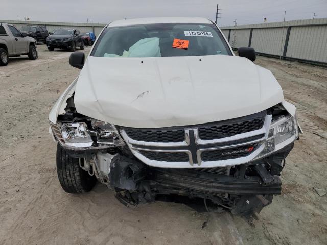 3C4PDCAB9ET214144 - 2014 DODGE JOURNEY SE WHITE photo 5