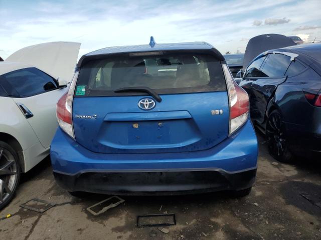 JTDKDTB36H1598459 - 2017 TOYOTA PRIUS C BLUE photo 6