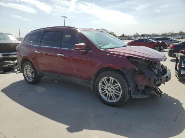 1GNKRGKD7FJ123151 - 2015 CHEVROLET TRAVERSE LT RED photo 4