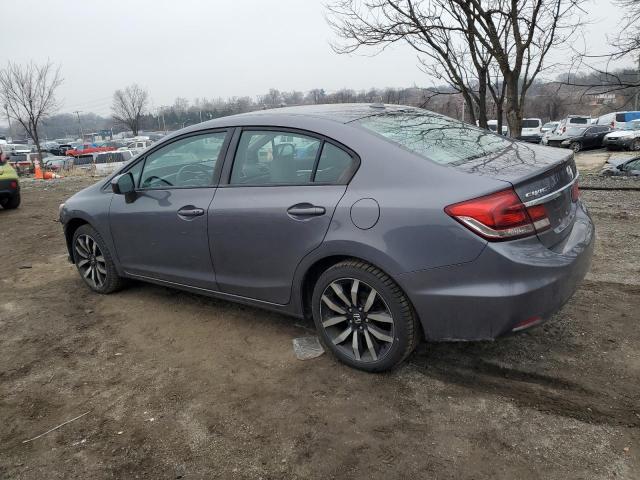 2HGFB2F99FH545156 - 2015 HONDA CIVIC EXL გრაფიტი ფოტო 2