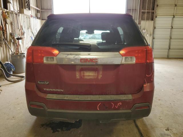 2GKALMEK0E6339597 - 2014 GMC TERRAIN SLE RED photo 6