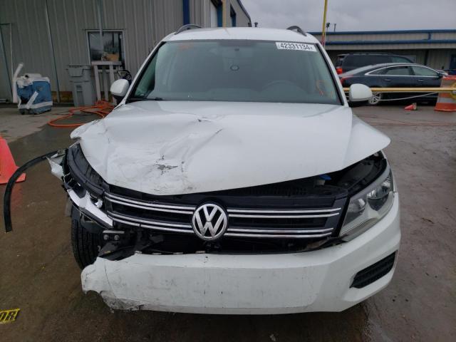 WVGAV7AX2FW518378 - 2015 VOLKSWAGEN TIGUAN S WHITE photo 5