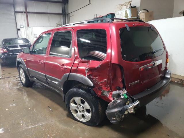 4F2CZ941X3KM56168 - 2003 MAZDA TRIBUTE LX RED photo 2