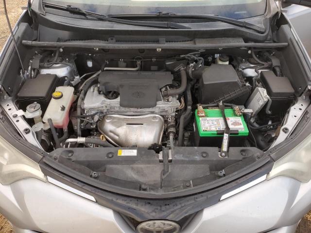 2T3WFREV4GW284823 - 2016 TOYOTA RAV4 XLE SILVER photo 11