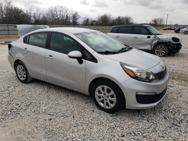 KNADM4A35H6028727 - 2017 KIA RIO LX SILVER photo 4