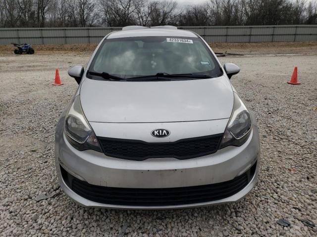 KNADM4A35H6028727 - 2017 KIA RIO LX SILVER photo 5