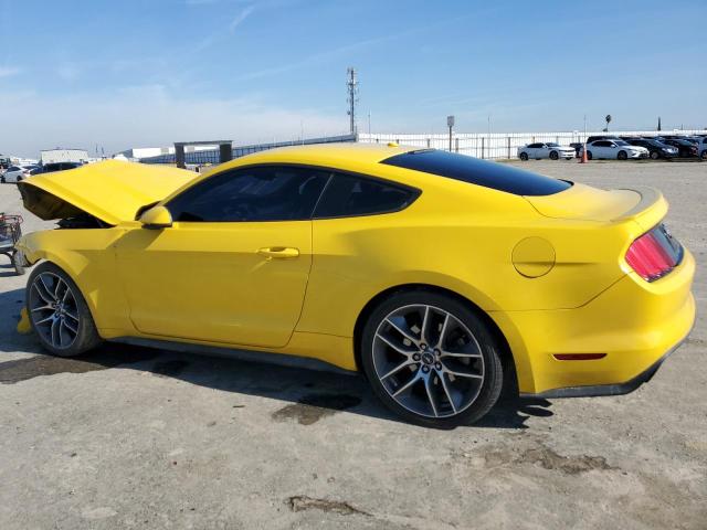 1FA6P8TH2F5301537 - 2015 FORD MUSTANG YELLOW photo 2