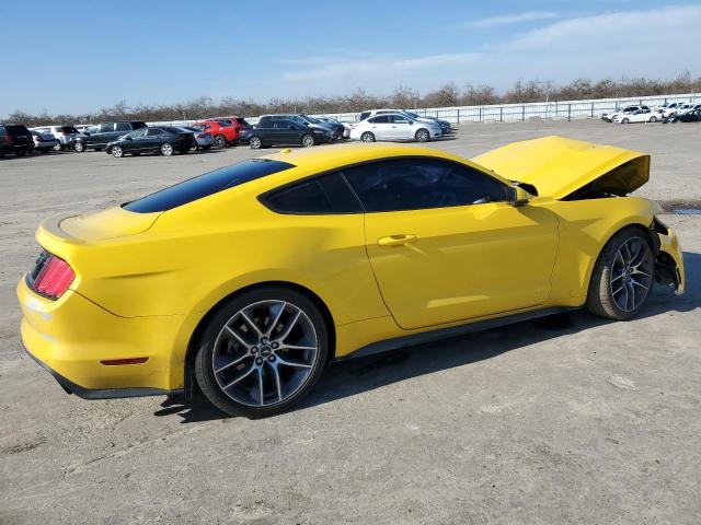 1FA6P8TH2F5301537 - 2015 FORD MUSTANG YELLOW photo 3