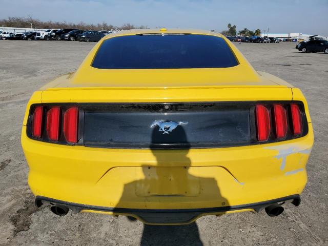 1FA6P8TH2F5301537 - 2015 FORD MUSTANG YELLOW photo 6