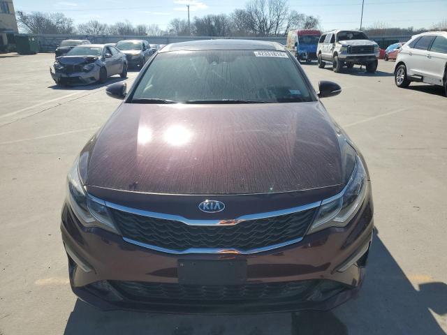 5XXGT4L35KG314411 - 2019 KIA OPTIMA LX MAROON photo 5