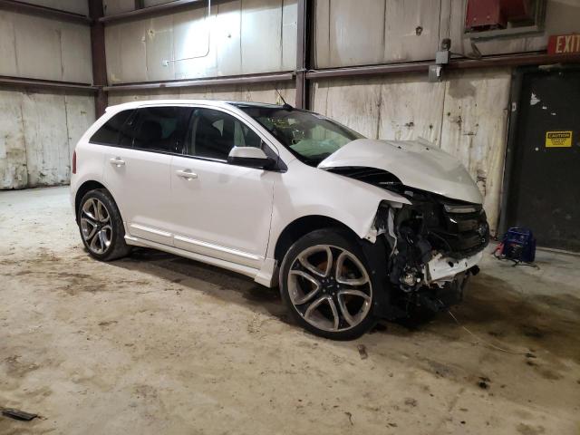 2FMDK4AK9DBB90593 - 2013 FORD EDGE SPORT WHITE photo 4