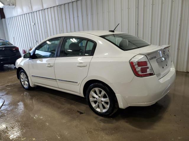 3N1AB6AP9CL664630 - 2012 NISSAN SENTRA 2.0 WHITE photo 2