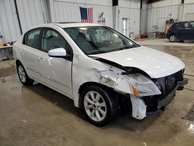 3N1AB6AP9CL664630 - 2012 NISSAN SENTRA 2.0 WHITE photo 4