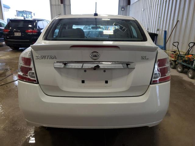 3N1AB6AP9CL664630 - 2012 NISSAN SENTRA 2.0 WHITE photo 6