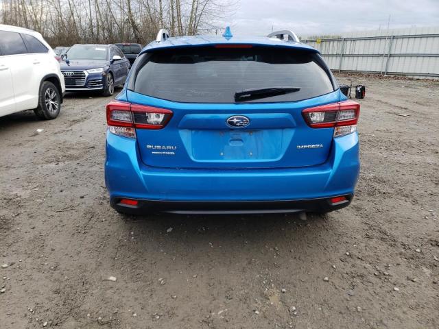 4S3GTAV62N3712654 - 2022 SUBARU IMPREZA PREMIUM BLUE photo 6