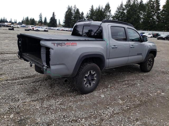 3TMCZ5AN3MM413768 - 2021 TOYOTA TACOMA DOUBLE CAB SILVER photo 3