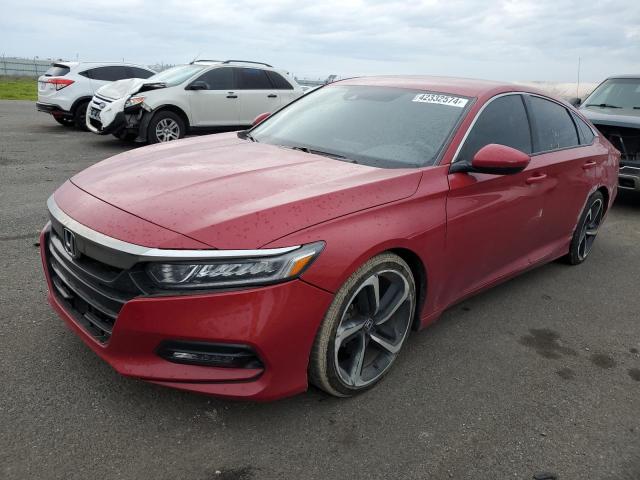 1HGCV1F3XKA152212 - 2019 HONDA ACCORD SPORT RED photo 1